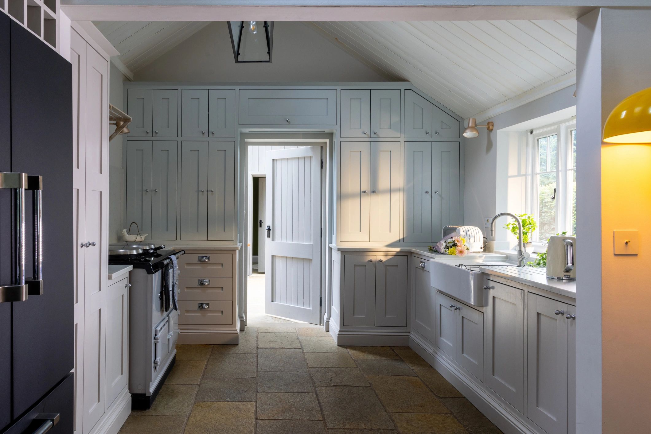 Refurbished kitchen with natural light